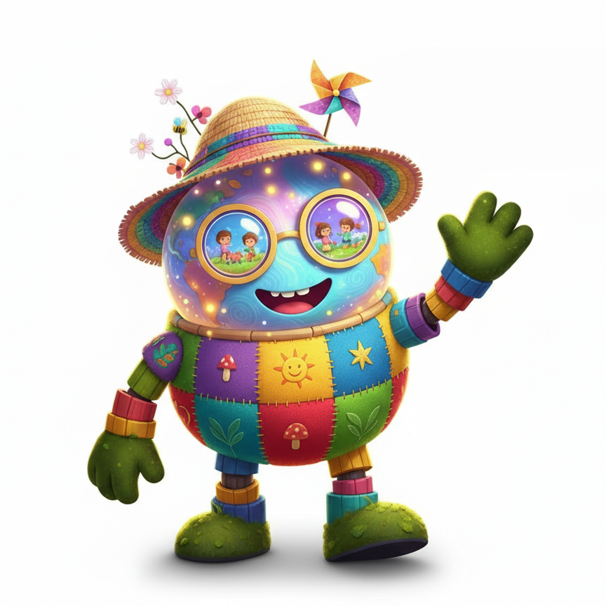 Toffie mascotte Divertimenti per bambini