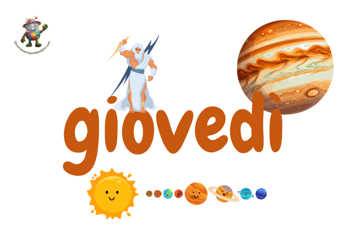 Giorni della settimana da colorare: giovedì