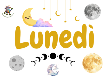 Giorni della settimana da colorare lunedì