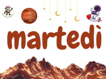 Giorni della settimana da colorare martedì