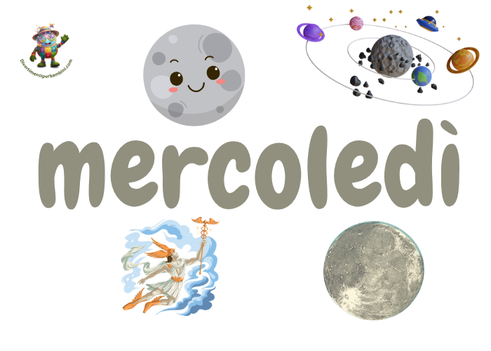 Giorni della settimana da colorare mercoledì