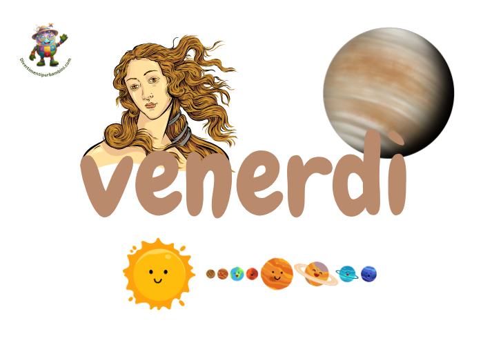 Giorni della settimana da colorare: venerdì